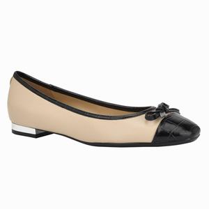 Nine West Olly 9x9 Ballet Flats - Brown/Black - Ireland (DK6253789)